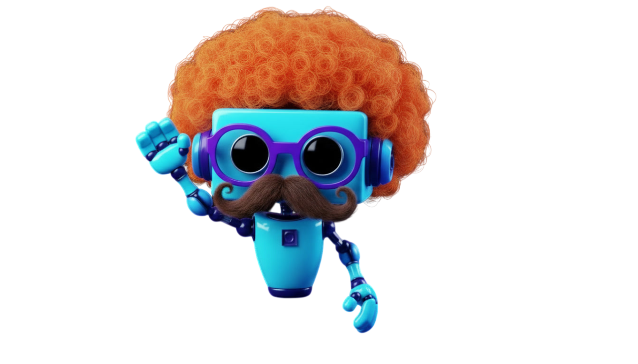 Linguito con afro, representando la diversidad y creatividad en el procesamiento del lenguaje